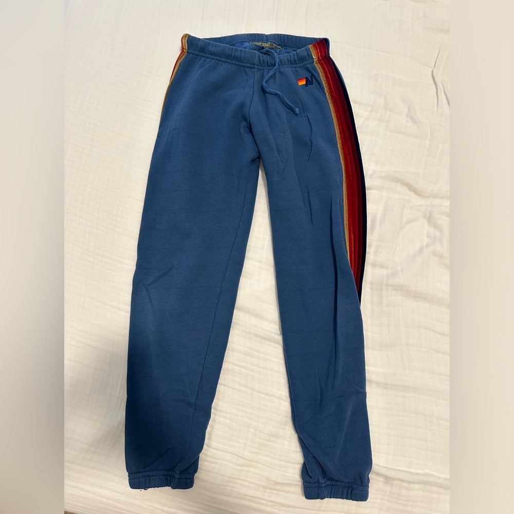 SOLD: Aviator Nation Blue Sweatpants Joggers
